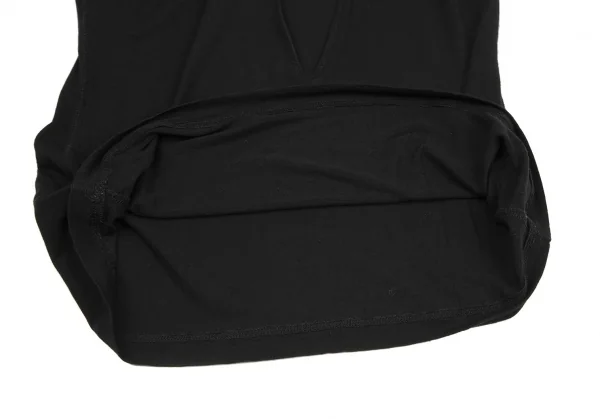 ジャンポールゴルチエJean Paul GAULTIER ストールネックレーヨンスキッパートップス 黒40 K-119351_014