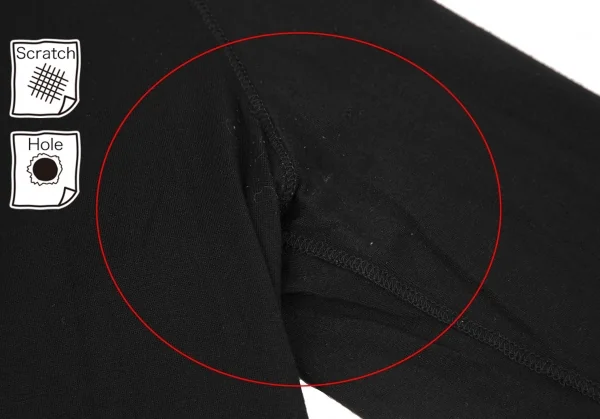 ジャンポールゴルチエJean Paul GAULTIER ストールネックレーヨンスキッパートップス 黒40 K-119351_005