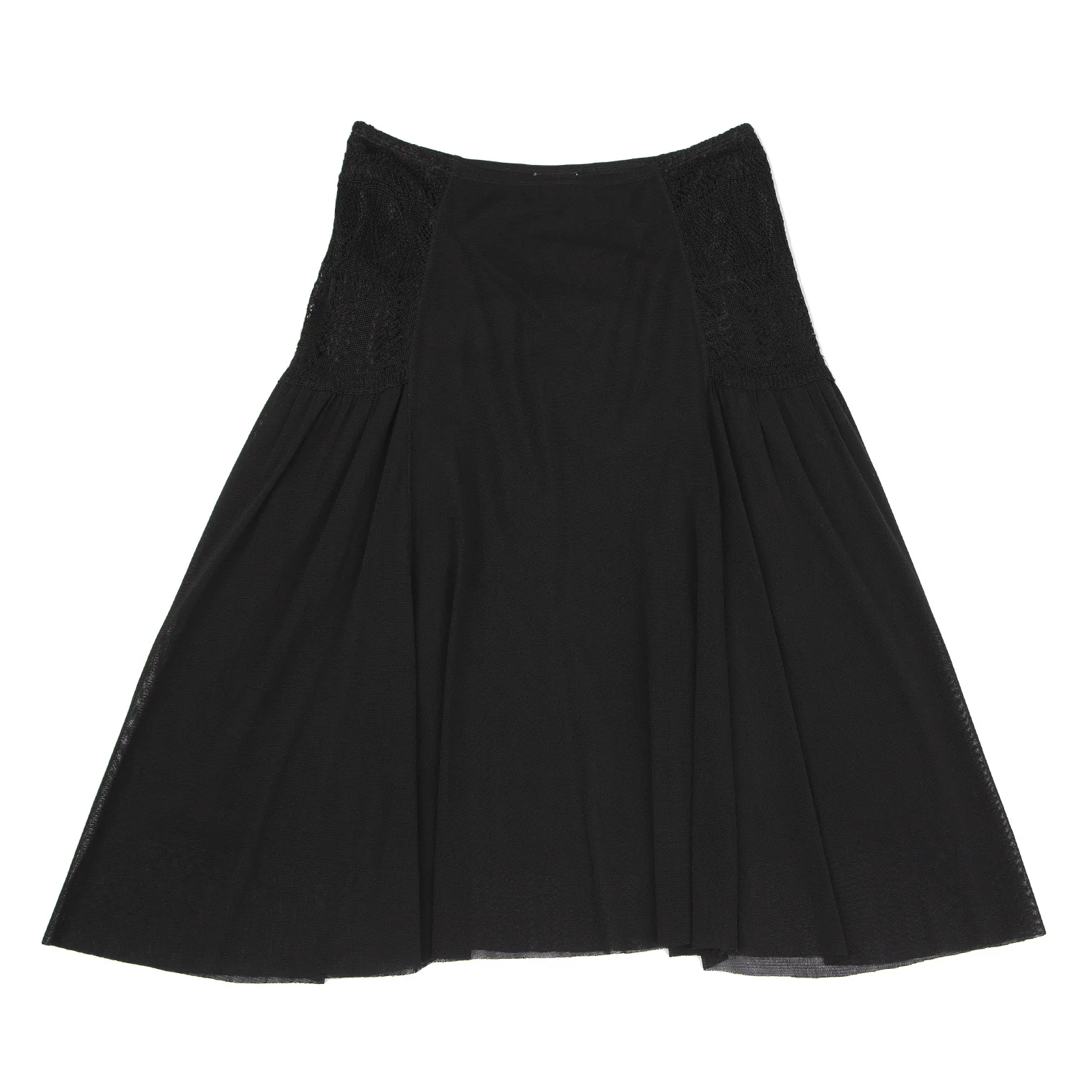 スカート JEAN PAUL GAULTIER Woman Skirt Black 2534FJU166T587 000203 Jean Paul Gaultier Black Slip Skirt – Treasures of NYC