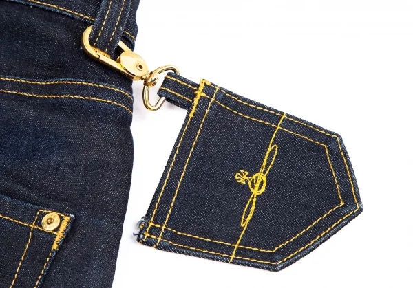 ヴィヴィアンウエストウッド アングロマニアVivienne Westwood ANGLOMANIA バックポケットオーブエンブレム刺繍デニム インディゴ26 K-119384_003