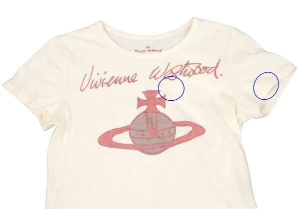 ヴィヴィアンウエストウッド レッドレーベルVivienne Westwood Red Label オーブプリントTシャツ ベージュ1 K-119388_002