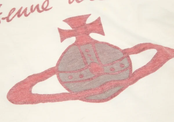 ヴィヴィアンウエストウッド レッドレーベルVivienne Westwood Red Label オーブプリントTシャツ ベージュ1 K-119388_006