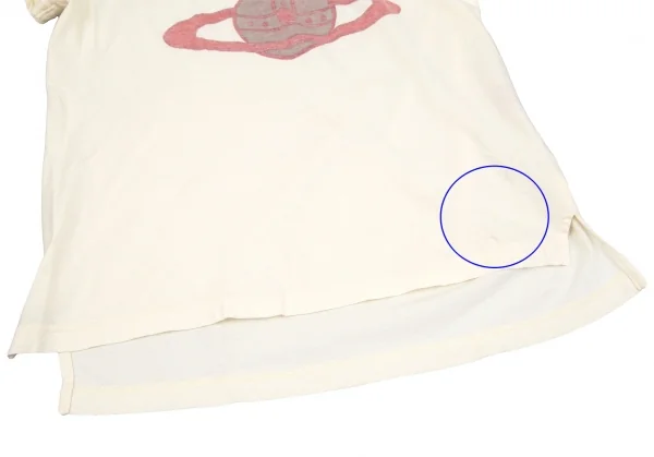 ヴィヴィアンウエストウッド レッドレーベルVivienne Westwood Red Label オーブプリントTシャツ ベージュ1 K-119388_007