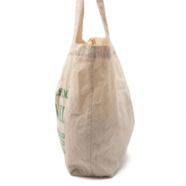 ヴィヴィアンウエストウッド レッドレーベルVivienne Westwood Red Label CHOICE ロゴプリントエコバッグ ベージュ緑 K-119394_003