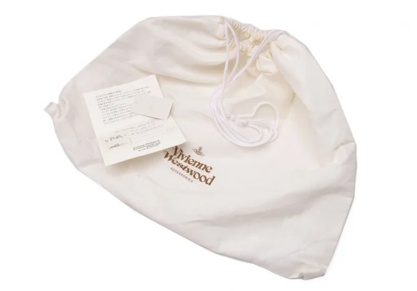 ヴィヴィアンウエストウッドVivienne Westwood メタルオーブキャンバスショルダーバッグ 黒 K-119395_018