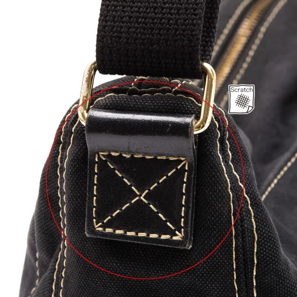 ヴィヴィアンウエストウッドVivienne Westwood メタルオーブキャンバスショルダーバッグ 黒 K-119395_006