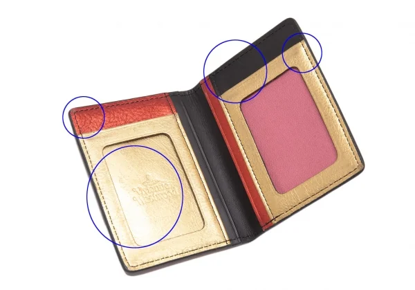 ヴィヴィアンウエストウッドVivienne Westwood フラワープリントオーブパスケース 他 ゴールドマルチ K-119396_010