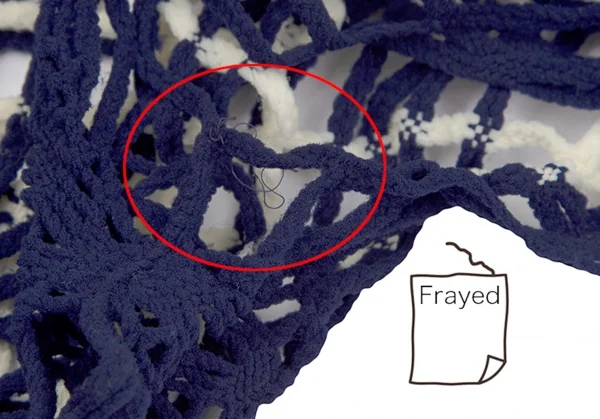 コムデギャルソンCOMME des GARCONS バイカラーネットノースリーブ 青白S位 K-119456_006