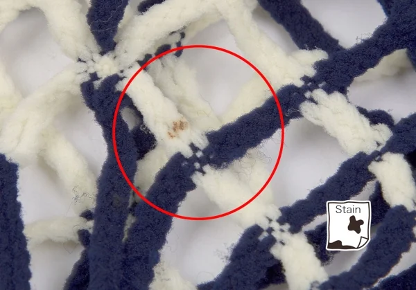 コムデギャルソンCOMME des GARCONS バイカラーネットノースリーブ 青白S位 K-119456_008