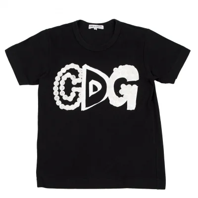 COMME des GARCONS コムデギャルソン CDG ロゴTシャツ コムデギャルソンCOMME des GARCONS ボタンロゴデザインTシャツ