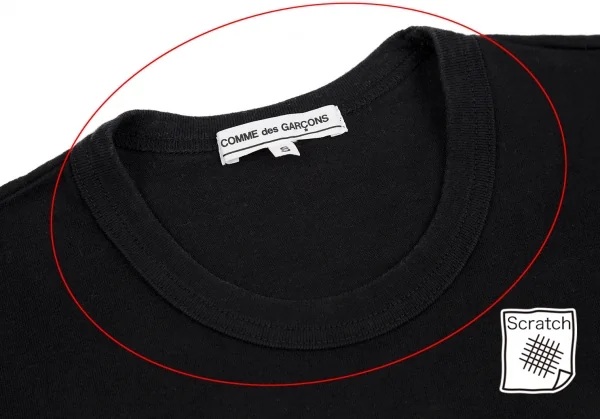 COMME des GARÇONS 半袖Tシャツ カットソー ブラック 黒 COMME DES GARCON SHIRT SHORT SLEEVE T-SHIRT Black