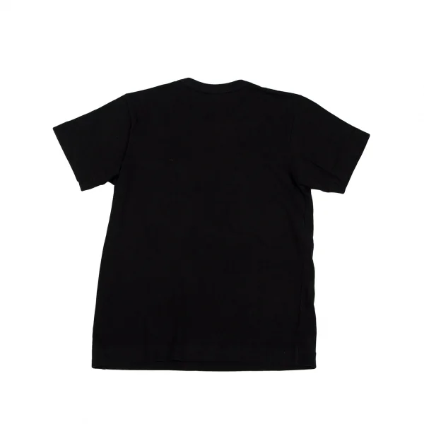 CDGコムデギャルソン 黒×黒 ロゴTシャツ | コムデギャルソン