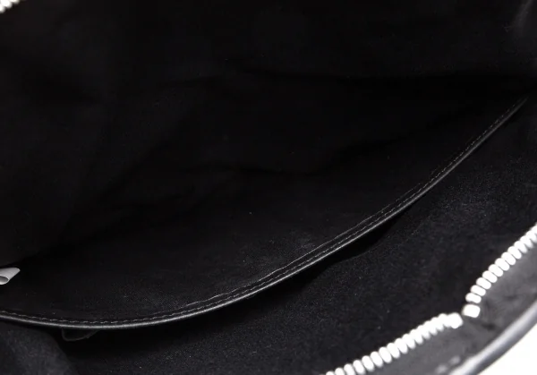 コムコム コムデギャルソンCOMME des GARCONS シンセティックレザーサークルシルエットバッグ 黒 K-119483_012