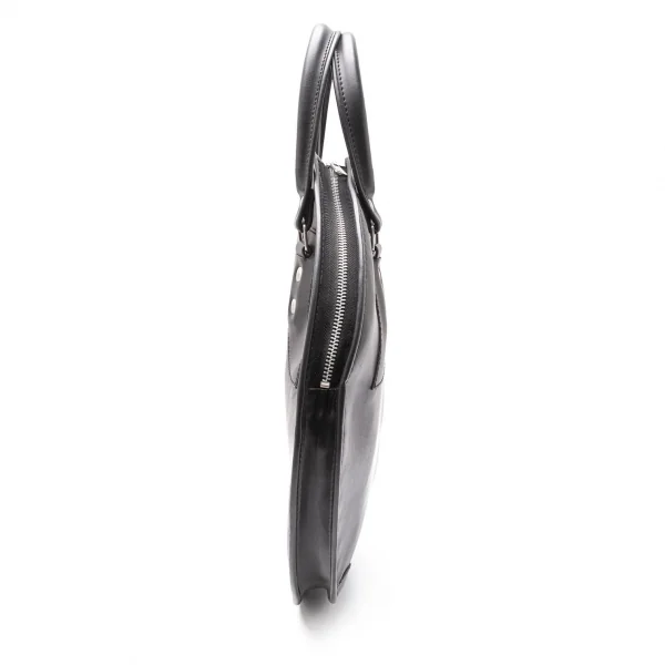 コムコム コムデギャルソンCOMME des GARCONS シンセティックレザーサークルシルエットバッグ 黒 K-119483_003