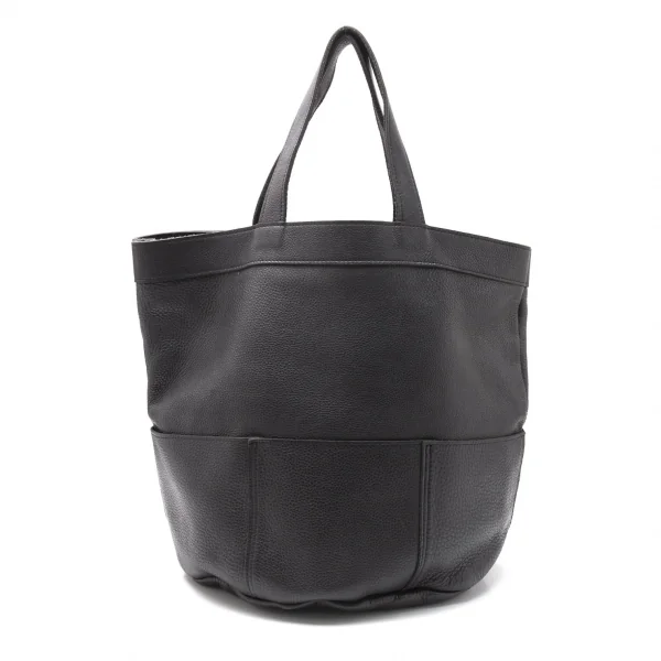 コムデギャルソンCOMME des GARCONS シュリンクレザートートバッグ 黒 K-119487_001
