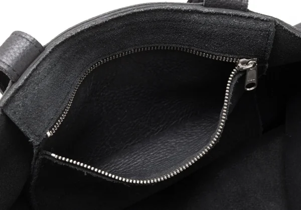 コムデギャルソンCOMME des GARCONS シュリンクレザートートバッグ 黒 K-119487_011