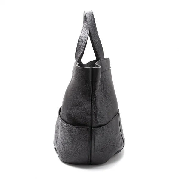 コムデギャルソンCOMME des GARCONS シュリンクレザートートバッグ 黒 K-119487_005