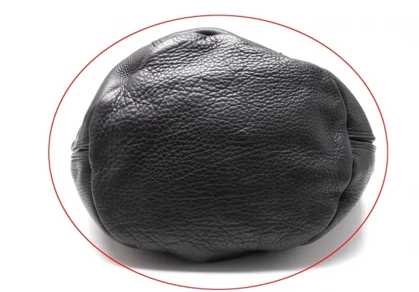 コムデギャルソンCOMME des GARCONS シュリンクレザートートバッグ 黒 K-119487_007