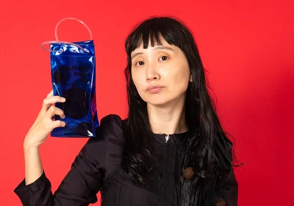 コムデギャルソンCOMME des GARCONS FNO2014 ノベルティミニバッグ 青 K-119493_010