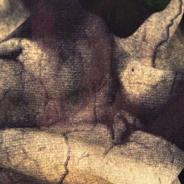 ジャンポールゴルチエ マイユJean Paul GAULTIER AILLE アダムの創造プリントパワーネットカットソー ベージュ黒M K-119510_015