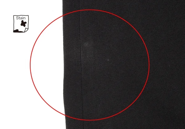 イッセイミヤケISSEY MIYAKE コットンストレッチバックスリットスカート 黒2 K-119524_011