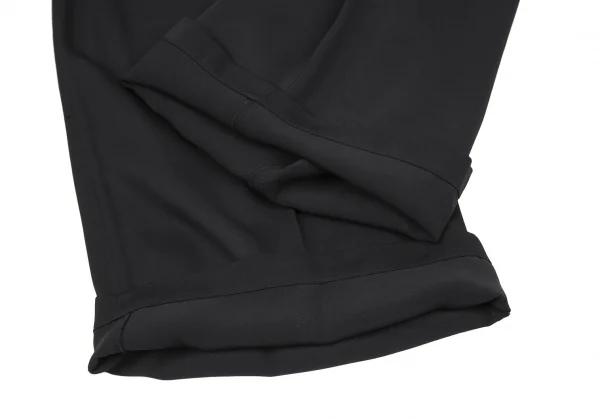 シュルシュレシェバインSCHLUSSELBEIN レーヨンハイウエストワイドパンツ 黒M位 K-119561_010