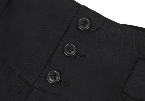 シュルシュレシェバインSCHLUSSELBEIN レーヨンハイウエストワイドパンツ 黒M位 K-119561_004