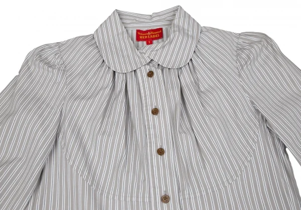 vivienne westwood red label ストライプ　丸襟ブラウス ヴィヴィアンウエストウッド レッドレーベルVivienne Westwood