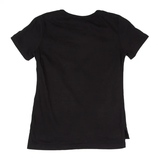 ヴィヴィアンウエストウッド レッドレーベルVivienne Westwood Red Label グリッタープリントTシャツ 黒1 K-119587_010