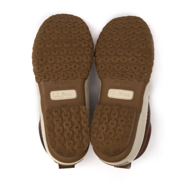 エルエルビーンL.L.Bean レザー切替ビーンブーツ 茶アイボリー8(25位) K-119600_011