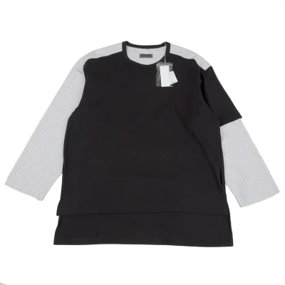 s'yte Stripe Switching Long Sleeve Top