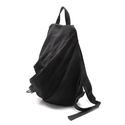 Yohji Yamamoto FEMME Leather Switching Wool Backpack