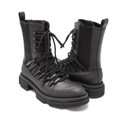 Y's x both Lace-up Design Boots