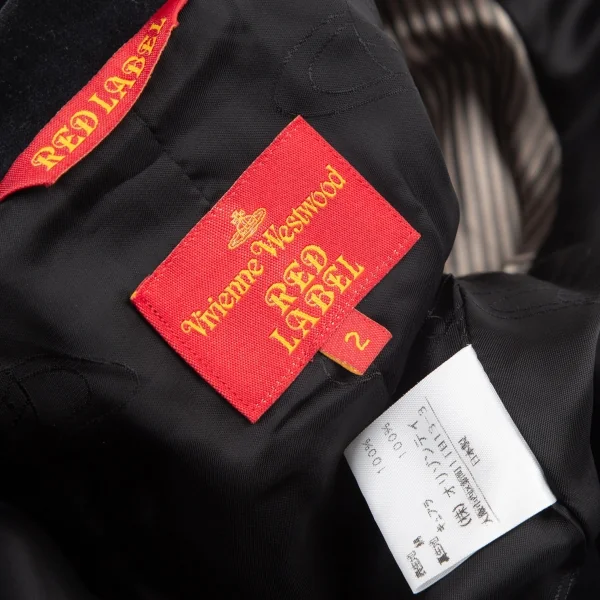 Vivienne Westwood Red Label Bi-color Velor Love Jacket K-119674_017