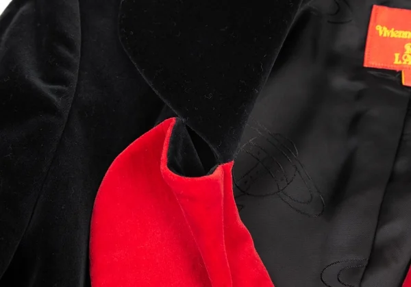 Vivienne Westwood Red Label Bi-color Velor Love Jacket K-119674_004