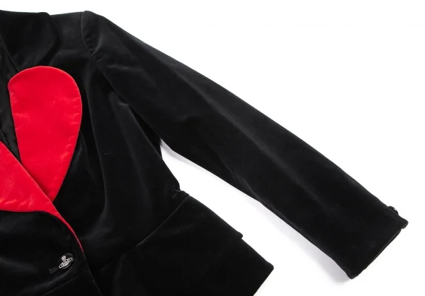Vivienne Westwood Red Label Bi-color Velor Love Jacket K-119674_005