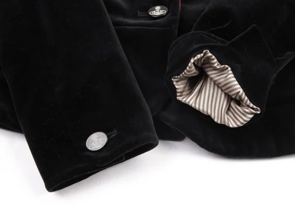 Vivienne Westwood Red Label Bi-color Velor Love Jacket K-119674_006