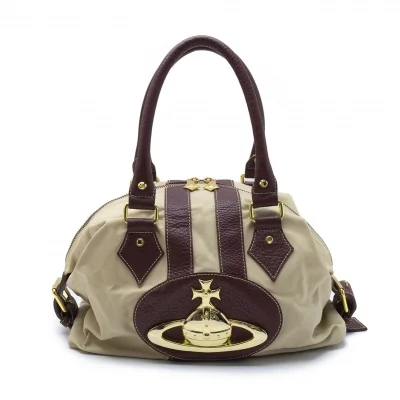 Vivienne Westwood Orb Design Canvas Hand Bag