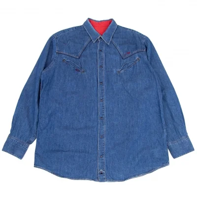 Papas Denim Western Shirt