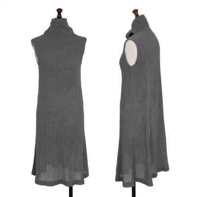 ISSEY MIYAKE me Shirring Pleats Sleeveless Dress
