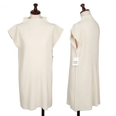 PLEATS PLEASE Mock neck Sleeveless Dress