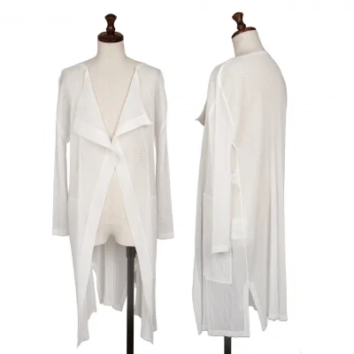 PLEATS PLEASE Mesh Long Cardigan