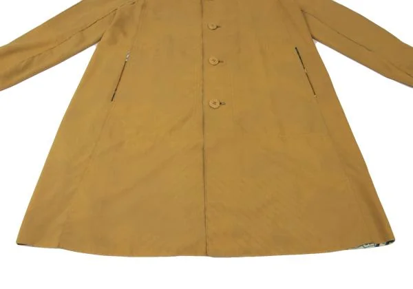 プリーツプリーズPLEATS PLEASE 裏マッププリントラグランコート