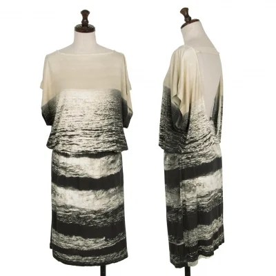 Veronique Branquinho Sea Horizon Printed Dress
