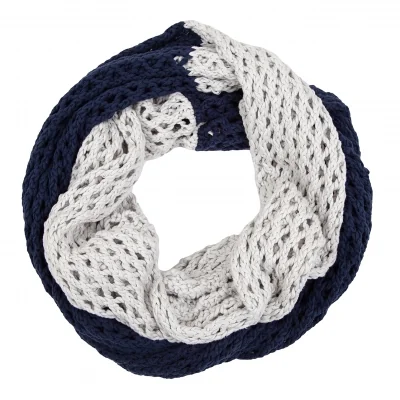 Yohji Yamamoto NOIR Bi-color Knit Snood