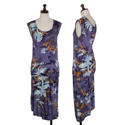 KENZO JUNGLE Botanical Printed Tanktop & Skirt