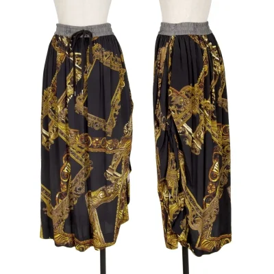 Vivienne Westwood Red Label Rayon Frame Whole Pattern Skirt
