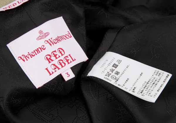 ヴィヴィアンウエストウッド レッドレーベルVivienne Westwood Red Label ウールナイロンメルトンラブコート ベージュ3 K-119816_015