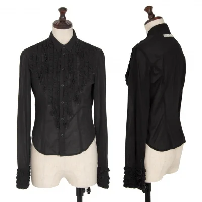 Jean's Paul GAULTIER Cotton Frill Long Sleeve Shirt