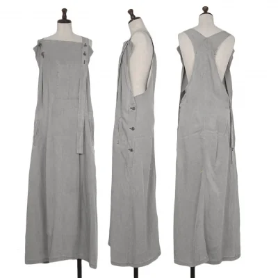 Y's Pigment Dyed Salopette Dress